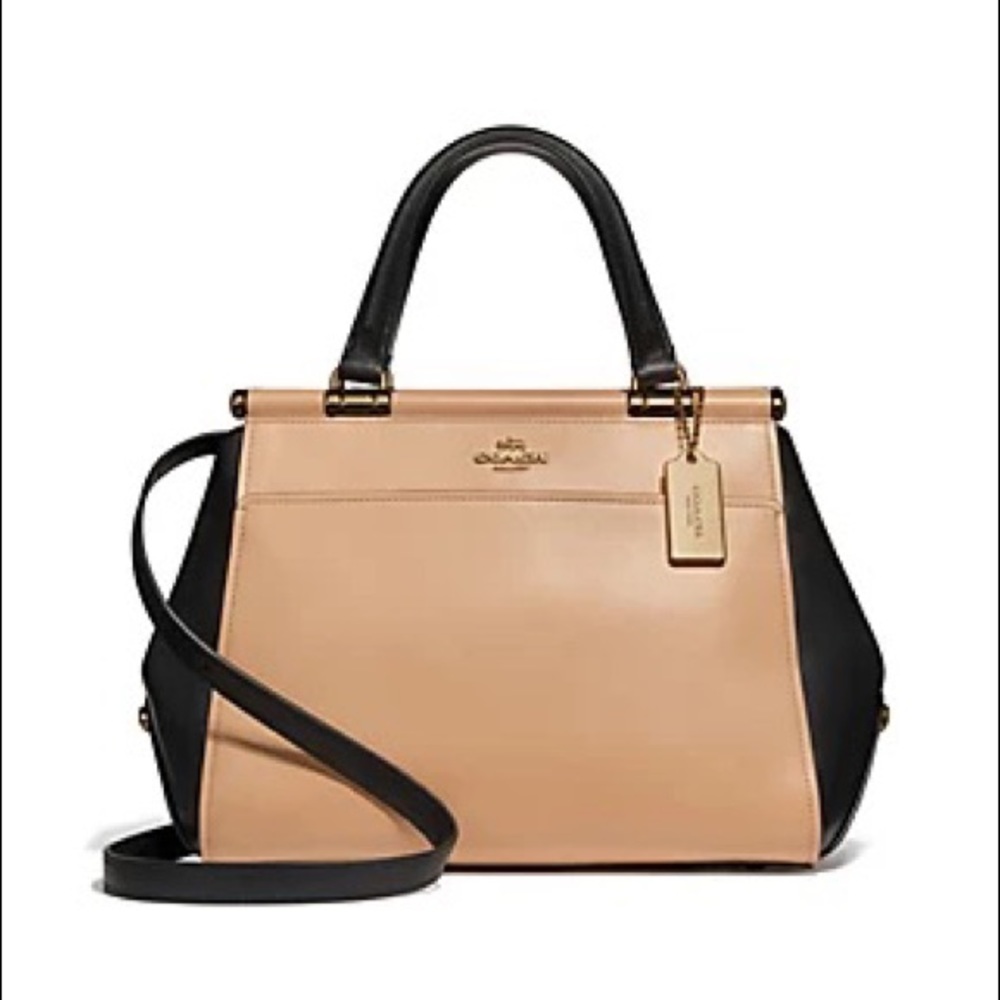 Coach Leather Grace Bag Colorblock
